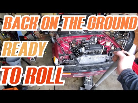 Back on the Ground, READY TO ROLL!! EF Civic Sedan Restore #42