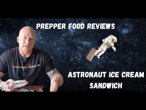 Astronaut Ice Cream Sandwich Review | Watch As I Review Prepper and Other Exotic Foods