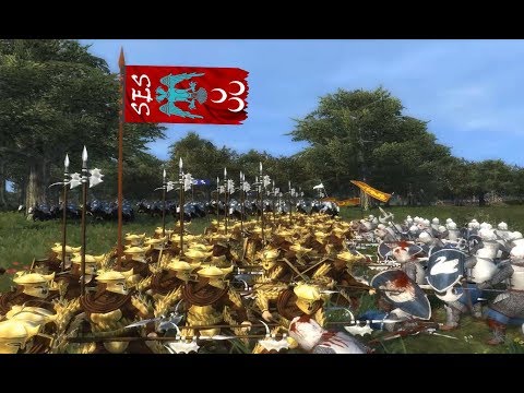 Battle of the Trebuchet - 1v1 landbattle between Rhun and Dol Amroth!  - Third Age Reforged Gameplay