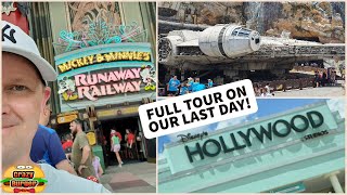 Leaving Port Orleans Riverside | Disney Last Day | FULL TOUR Hollywood Studios | Runaway Railway!