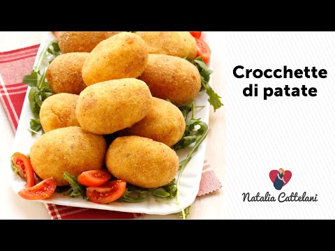CROCCHETTE DI PATATE CON FORMAGGIO FILANTE | Ricetta facile | Natalia Cattelani