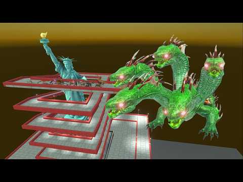 ESCAPE FROM ALIEN HYDRA - Animal Revolt Battle Simulator