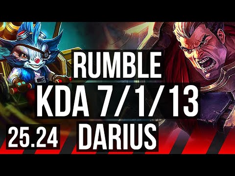 RUMBLE vs DARIUS (TOP) | 7/1/13 | EUW Master | 25.24