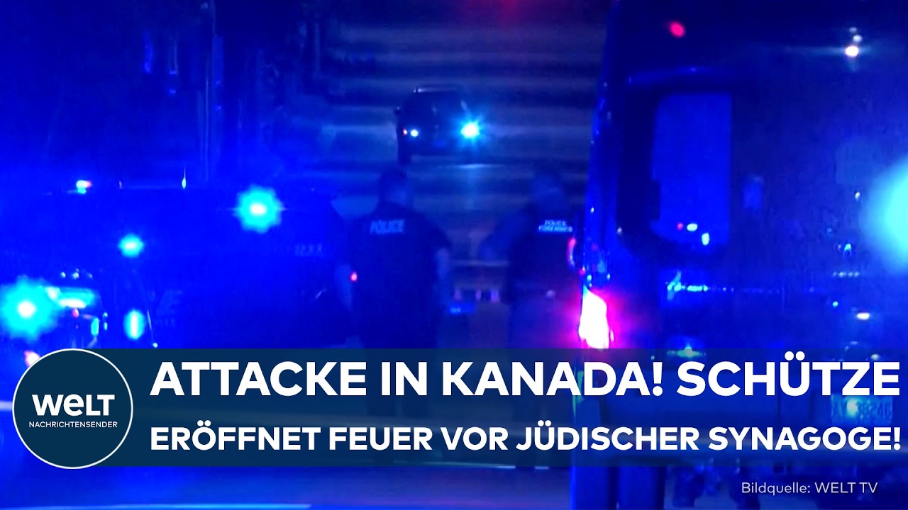 DRAMATISCHE SZENEN IN KANADA: Schütze eröffnet vor einer Synagoge das Feuer auf Polizisten!