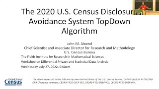 The 2020 U.S. Census Disclosure Avoidance System TopDown Algorithm