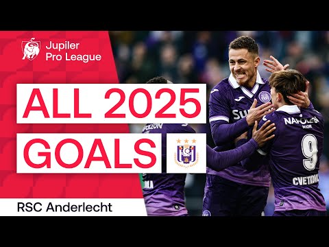 ALL RSC ANDERLECHT GOALS IN 2025 | Jupiler Pro League