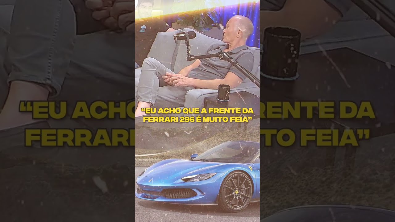 “Eu acho que a frente da Ferrari 296 é muito feia” #shorts