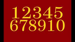 Sesame Street - Jazz Numbers Count 1 from 10 (My Version)