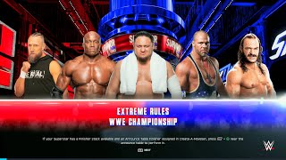 WWE 2K25 FULL MATCH - 5-Man Extreme Rules - LEGEND RETURNS!