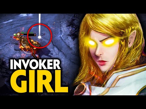 THE MOST BEAUTIFUL SUNSTRIKE | INVOKERGIRL - THE SUNSTRIKE GOD | Dota 2 Invoker