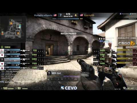 Mortality eSports vs EnemyGG Game 1 (CEVO-M CS:GO Season 7) - Sabo & Dust