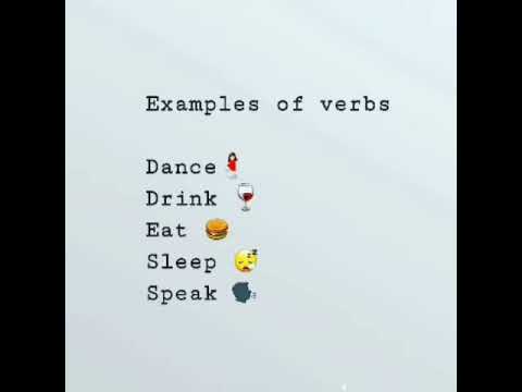 What is a VERB? O que é VERBO?