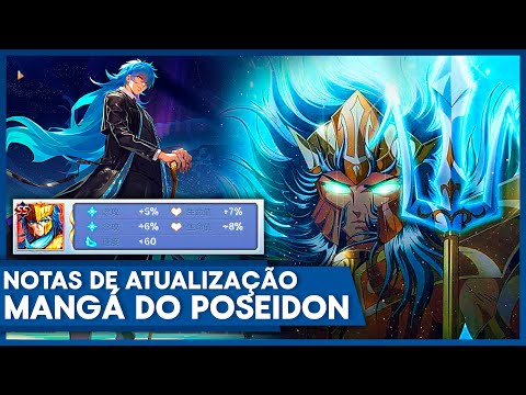 🔥🚨 NOTAS DE ATUALIZAÇÃO GLOBAL E CHINA - MANGÁ POSEIDON, DEFTEROS SAGRADOS, SKIN HYPNOS E MAIS !! 🚨🔥