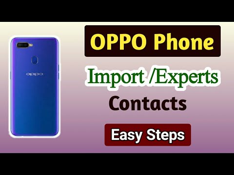 How to Import/Export Contacts in OPPO A5s Bangla | OPPO A5s CPH 1909 Contacts Import/Experts