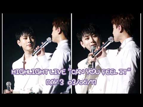 JUNSEOB MOMENT: HIGHLIGHT LIVE "CAN YOU FEEL IT" DAY 3  170604 Part 2