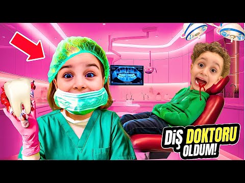 ELIF BECAME A DENTIST!! SHE TOOK KUZEY AND HER FATHER'S TOOTH!! ESCAPE FROM THE DENTIST!!