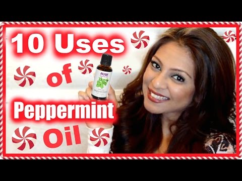 10 Uses for Peppermint Oil! Headaches, Odor, Stress-Relief, Natural Energy