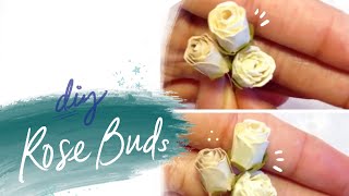 Paper rose bud tutorial!