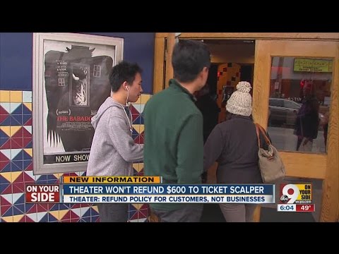 Theater won't refund $600 to ticket scalper
