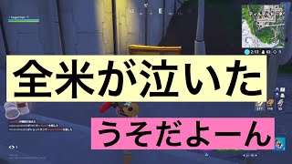 勝手に危険な事をしてみた。最後死にますEND [Fortnite]