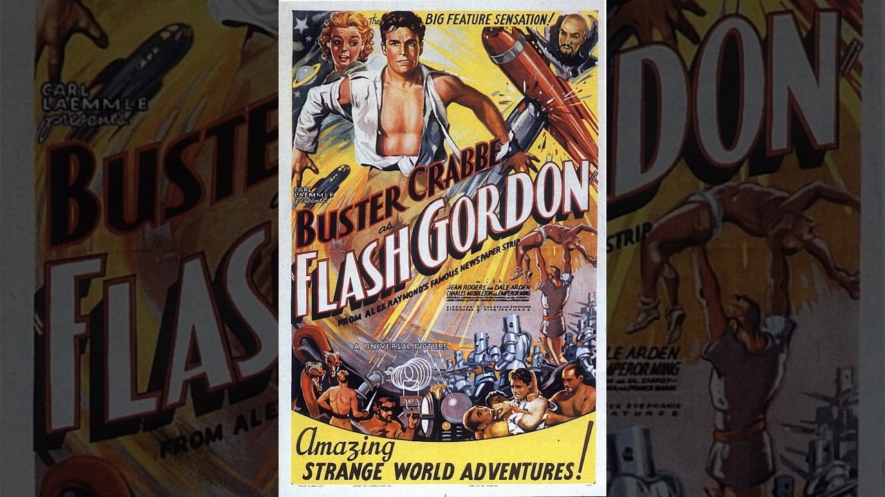 FLASH GORDON (1936) BUSTER CRABBE - The Old Time TV Show