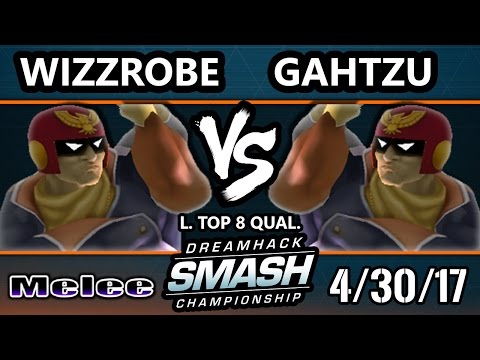 DHA 2017 SSBM - Wizzrobe (Captain Falcon) Vs. Gahtzu (Captain Falcon) - Smash Melee Losers 9ths