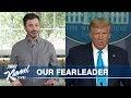 Jimmy Kimmel’s Quarantine Monologue – Trump’s a Cheerleader & Bernie Drops Out