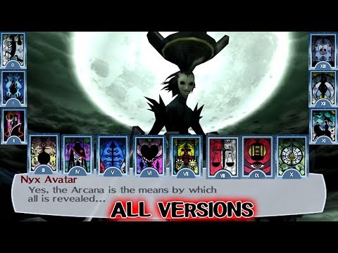Persona 3 - The Arcana is the means by which all is revealed... ALL VERSIONS