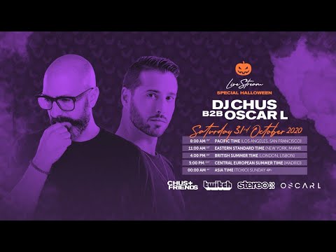 DJ CHUS B2B OSCAR L HALLOWEEN