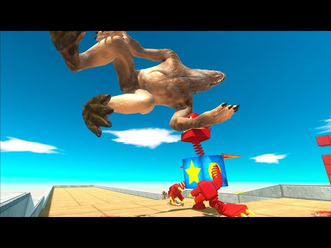 Boxy Boo vs 100 Werewolves [ARBS] - Animal Revolt Battle Simulator