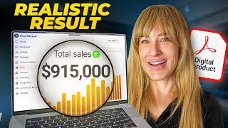 I Tried Selling Digital Products for One Year (Realistic Results)