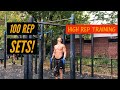 CALISTHENIC ENDURANCE TRAINING | 100 REP SETS | WEIGHTED SUPERSETS