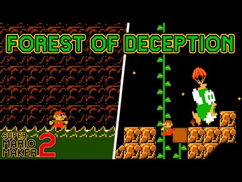 Super Mario Maker 2 - Forest of Deception TROLL Level