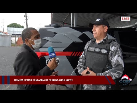 Homem é preso com arma de fogo na zona norte 28 12 2022