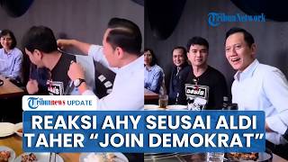 Momen Aldi Taher Langsung Cium Tangan AHY seusai Akui Resmi Gabung Demokrat, Ini Respons Sang Ketum