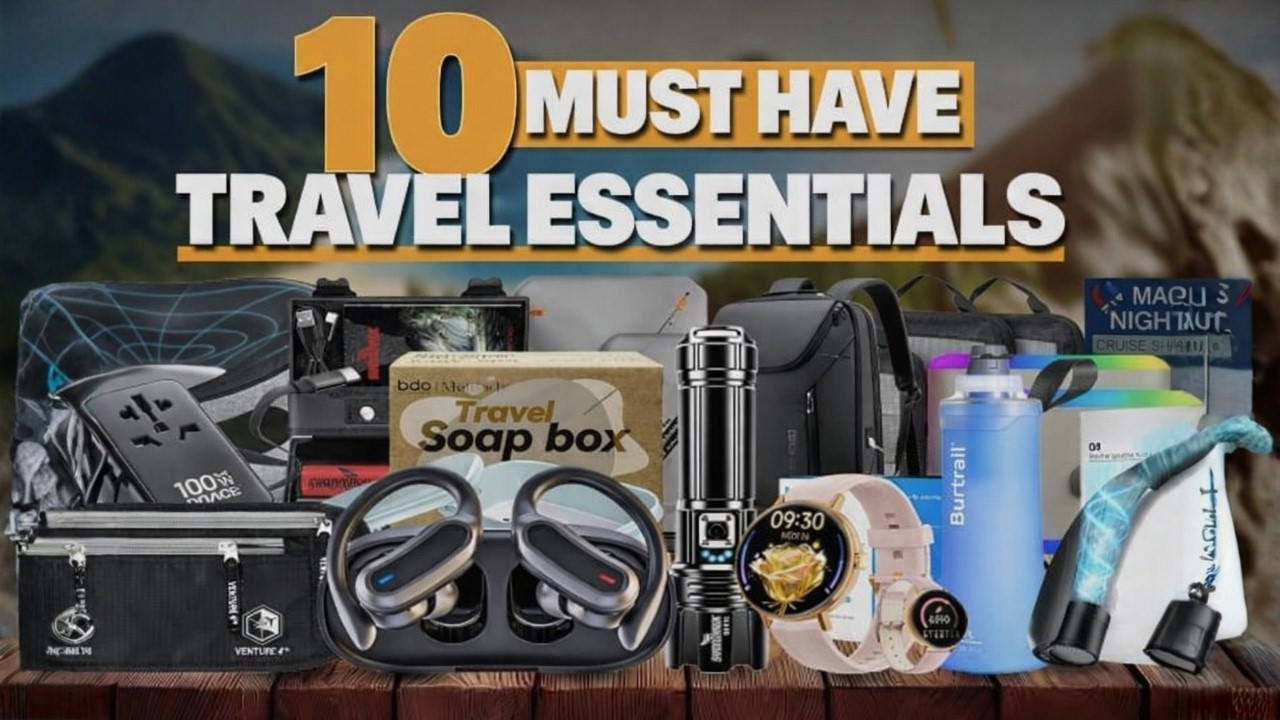 These 10 Tiny Travel Essentials Will Change Your Life! (Pack NOW)