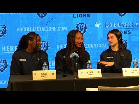 Columbia Women's Basketball Media Day With Susie Rafiu, Perri Page, Riley Weiss 10-30-25