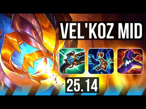 VEL'KOZ vs SYNDRA (MID) | Godlike | EUW Diamond | 25.14