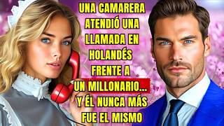UNA CAMARERA ATENDIÓ UNA LLAMADA EN HOLANDÉS FRENTE A UN MILLONARIO… Y ÉL NUNCA MÁS FUE EL MISMO