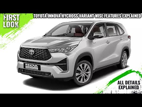 Toyota Innova Hycross Variant-wise Features Revealed | Explained G-SLF, GX, VX, ZX, And ZX(O) Trim
