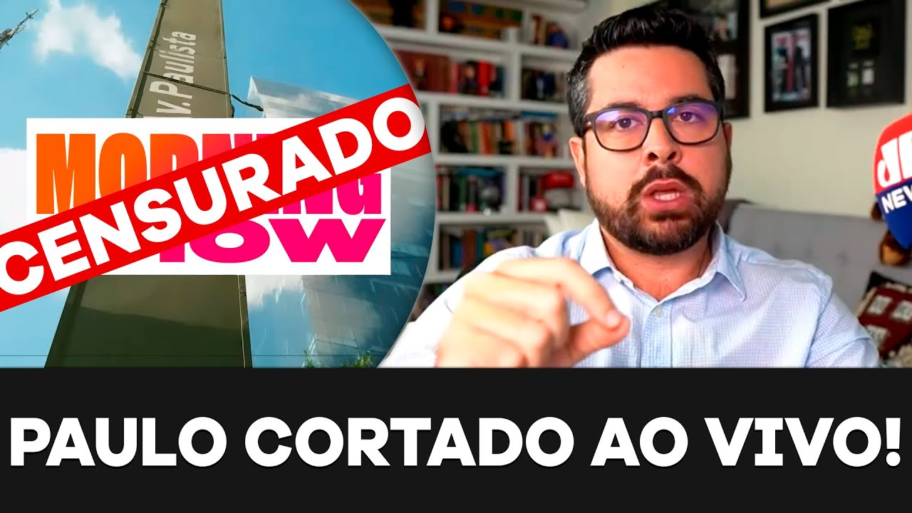 CENSURA AO VIVO! - Paulo Figueiredo É Interrompido Ao Vivo no Morning Por Conta de Orientação do TSE