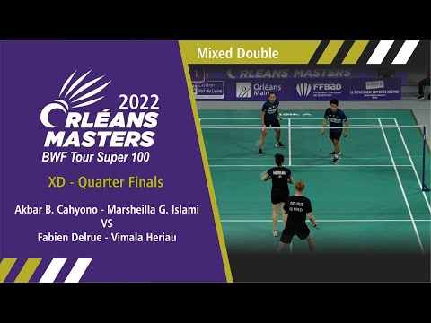 Akbar Bintang / Marsheilla Islami VS Fabien Delrue / Vimala Heriau #OrleansMasters2022 #Badminton