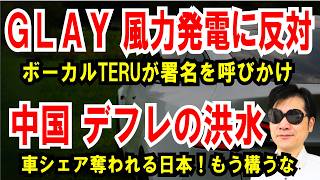 【GLAYのTERU 反対署名】風力発電が水資源に影響する【中国 デフレの洪水】シェア奪われる日本！もう構うな