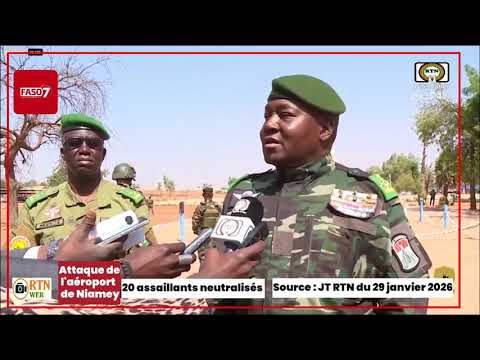 Incident at Niamey airport: 20 assailants neutralized