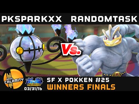 SFxPokken #25 | FSG RandomTask (Machamp) vs PKSparkxx (Chandelure) - Winners Finals - Pokken