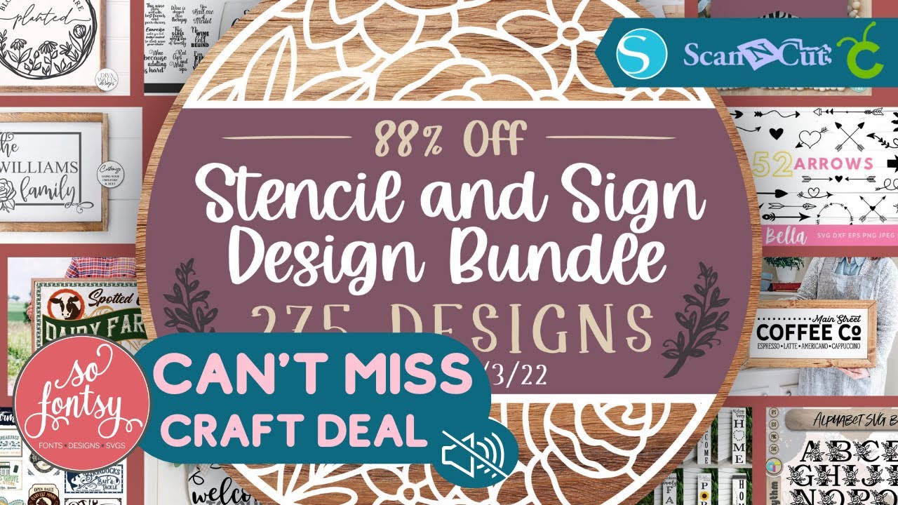 Best of Stencil & Sign Designs and Fonts ✂️ So Fontsy