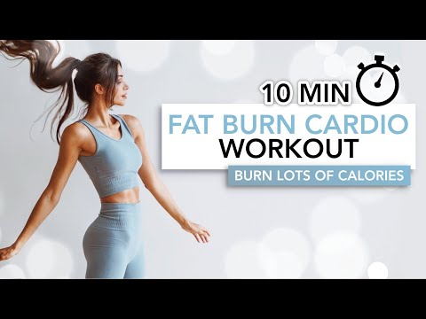 10 MIN FAT BURN CARDIO WORKOUT | Lose Weight & Get Fit | Eylem Abaci