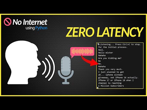 Convert speech to text in realtime without delay | using faster-whisper module