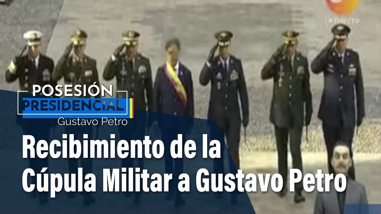 Recibimiento de la Cúpula Militar al Presidente Gustavo Petro | El Tiempo
