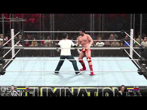 WWE2K15 My Career Mode (PS4/60fps) pt66 - 1st Steel Cage Match and...WTF?